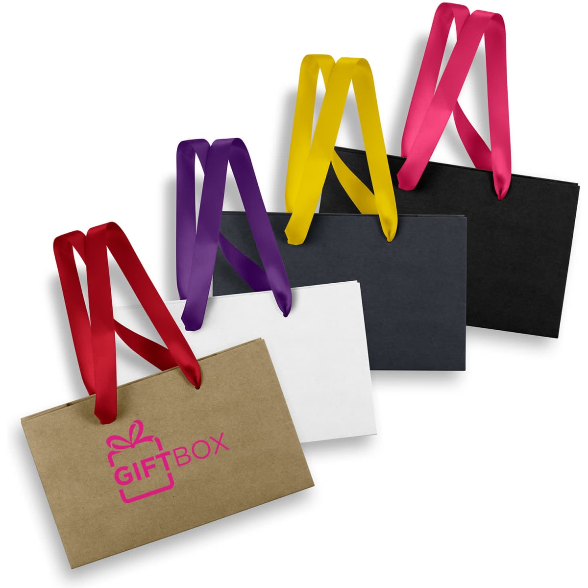 Small Ribbon Handle Paper Bag