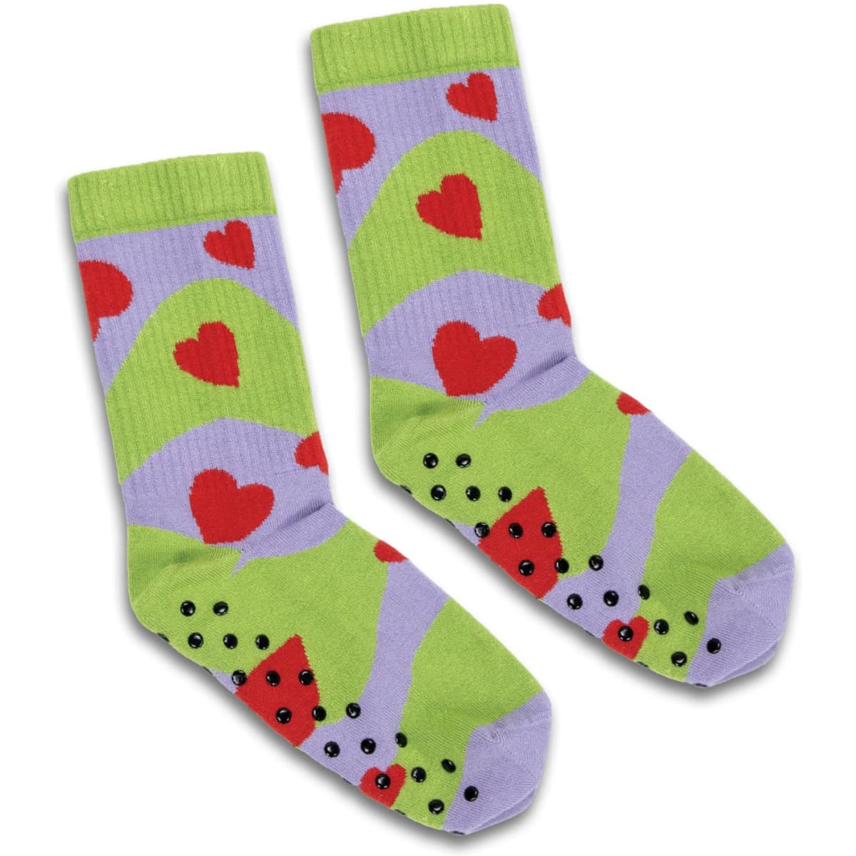 Pixel Knitted Bamboo Grip Socks