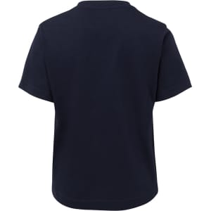 A navy blue children's T-shirt with a simple design, featuring a short-sleeve cut and no visible logos.