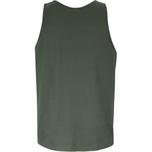 A green singlet with a simple design, featuring a plain back and no visible logos or branding.