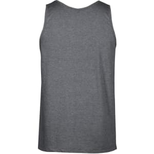 A grey singlet with a simple design and no visible branding on the back.