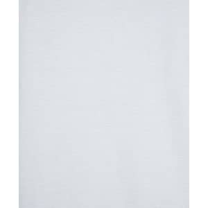 A textured light grey fabric swatch, showcasing a soft cotton blend suitable for polo shirts.