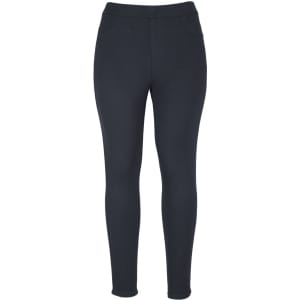 A pair of black ladies' stretch jeggings with a simple design and no visible logos.