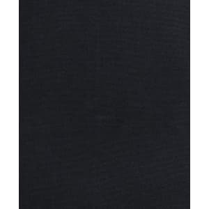 A black canvas fabric featuring brass eyelets, designed for a workwear apron with a PU strap and a logo.