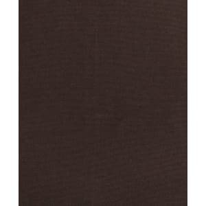 A dark brown canvas fabric featuring a smooth texture, suitable for aprons. The material is durable and sturdy.