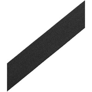 A black fabric strap designed for use with aprons, featuring a textured finish and a simple design.