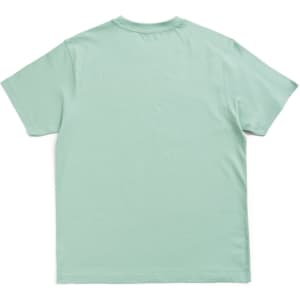 A mint green unisex modern fit t-shirt with short sleeves and a simple design on the back.
