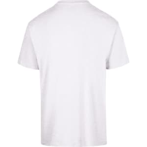 A unisex regular T-shirt in white with a plain back and no visible logos.