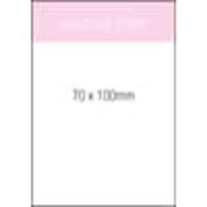 A promotional pad featuring a white cover with pink accents, measuring 70x100mm, with 25 leaves.