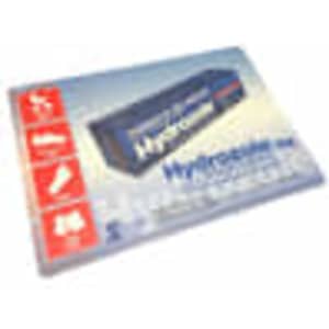 A counter mat featuring a blue design, showcasing a product with a logo and promotional details, measuring 297x420mm.