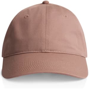A brown cap with a classic design and a single logo on the front. Suitable for various casual occasions.