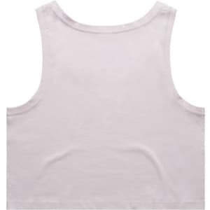 A light purple crop singlet with a simple design and no visible branding.