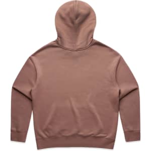 A brown hoodie with a hood and long sleeves, featuring a simple design and no visible logos.