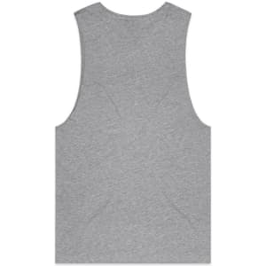 A grey singlet tank top with a plain back and no visible logos or branding.