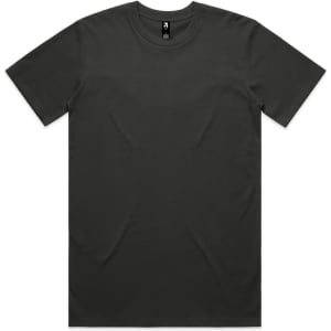 A black Classic Tee featuring a crew neck and short sleeves, with a small logo on the label.