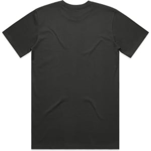A black Classic Tee t-shirt without any visible design, featuring a simple, plain back.