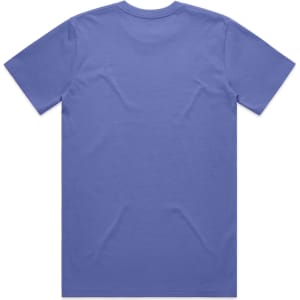A blue Classic Tee T-shirt featuring a plain back and a branding logo.