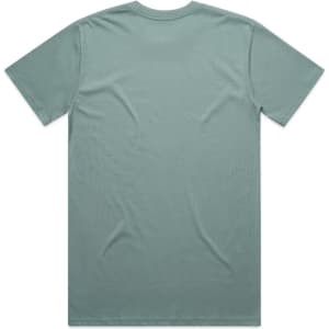 A green classic tee with a plain back design. The shirt has a relaxed fit and soft fabric.