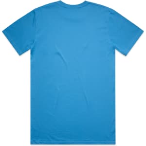 A blue Classic Tee t-shirt, featuring a plain back design and short sleeves.