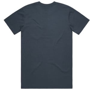 A dark green Classic Tee t-shirt with a crew neck and short sleeves, featuring a logo on the back.