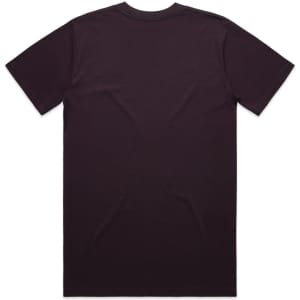 A black Classic Tee, featuring a simple design and short sleeves, with a logo on the back.