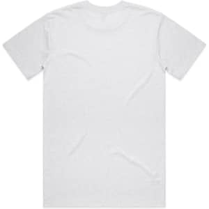 A grey Classic Tee t-shirt featuring a plain back design and a logo.