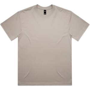A light beige Box Tee t-shirt with a simple design and a logo at the neckline.