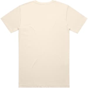 A plain cream-coloured Block Tubular Tee with a short sleeve and no visible branding on the back.