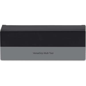 A black and grey box containing the VersaGrip Multi Tool, featuring a branding logo on the side.