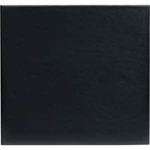 A black placemat from the Epicure 6 pcs Placemat Set, featuring a sleek, smooth surface.