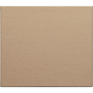 A plain brown cardboard box with a smooth surface, featuring no visible logos or text.