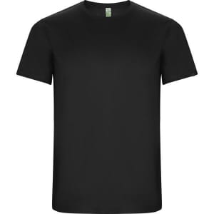 A black Imola T-Shirt with a crew neck and short sleeves, featuring a small logo on the side.