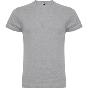 A grey Braco T-Shirt with a classic crew neck and short sleeves. It features a logo on the neckline.