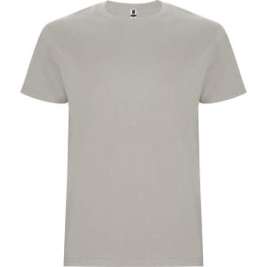 A light grey Stafford T-shirt with a crew neck and short sleeves, featuring a logo on the label.