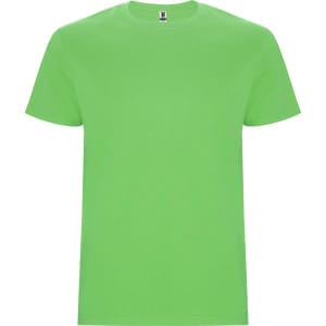 A bright green Stafford T-Shirt with a crew neck and short sleeves, featuring a logo.