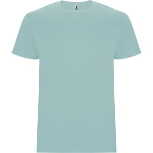 A plain light blue Stafford T-Shirt featuring a round neck and short sleeves. The shirt includes a logo.