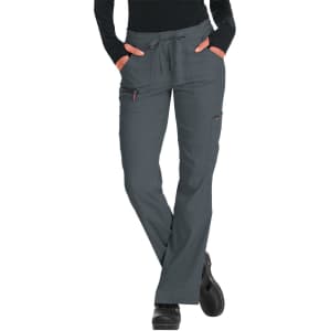 Grey pants with a relaxed fit, featuring pockets and a drawstring waistband, designed for comfort and style.