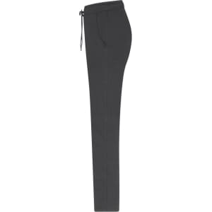 Men's lounge pants in dark grey, featuring a drawstring waist and side pockets. Includes branding.