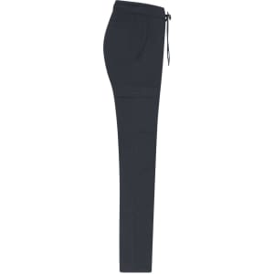 A pair of men's lounge pants in navy blue, featuring pockets and an adjustable drawstring waistband.