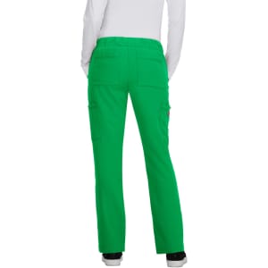 Green Buttercup Pant featuring a relaxed fit and multiple pockets, displayed from the back.