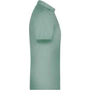 A mint green men's polo shirt featuring a classic design and a discreet logo on the chest.