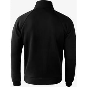 A black Eaton Men Jacket with a high collar and raglan sleeves, featuring a simple design and no visible logos.