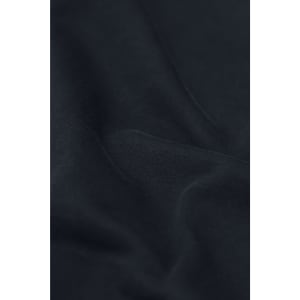 A dark navy sweatshirt with a soft, textured fabric, featuring a logo or branding.