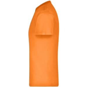 An orange Round-T Heavy T-shirt displayed in a side view, featuring a simplistic design and no visible branding.