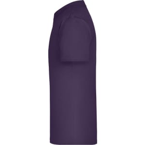 A purple Junior Basic-T shirt featuring short sleeves and a simple design. It has a logo on the fabric.