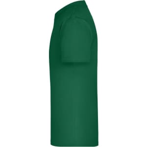 A green Junior Basic-T shirt displayed from the side, featuring short sleeves and a simple design.