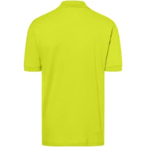 A bright yellow Classic Polo shirt featuring a collar and short sleeves. The back view displays a smooth, simple design.