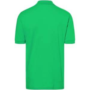 A green Classic Polo shirt with short sleeves and a collar, featuring a logo on the back.