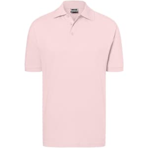 A pink Classic Polo shirt featuring a collared neckline and short sleeves. It has a logo on the chest.