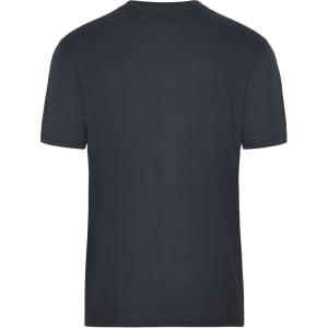 A men's workwear t-shirt in black, featuring a simple design with no visible logos or branding on the back.